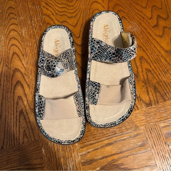 Alegria Keara Fawn Fancy Slide Sandal Sz EU 41 or US 10.5-11 Comfort Shoe - Picture 3 of 12